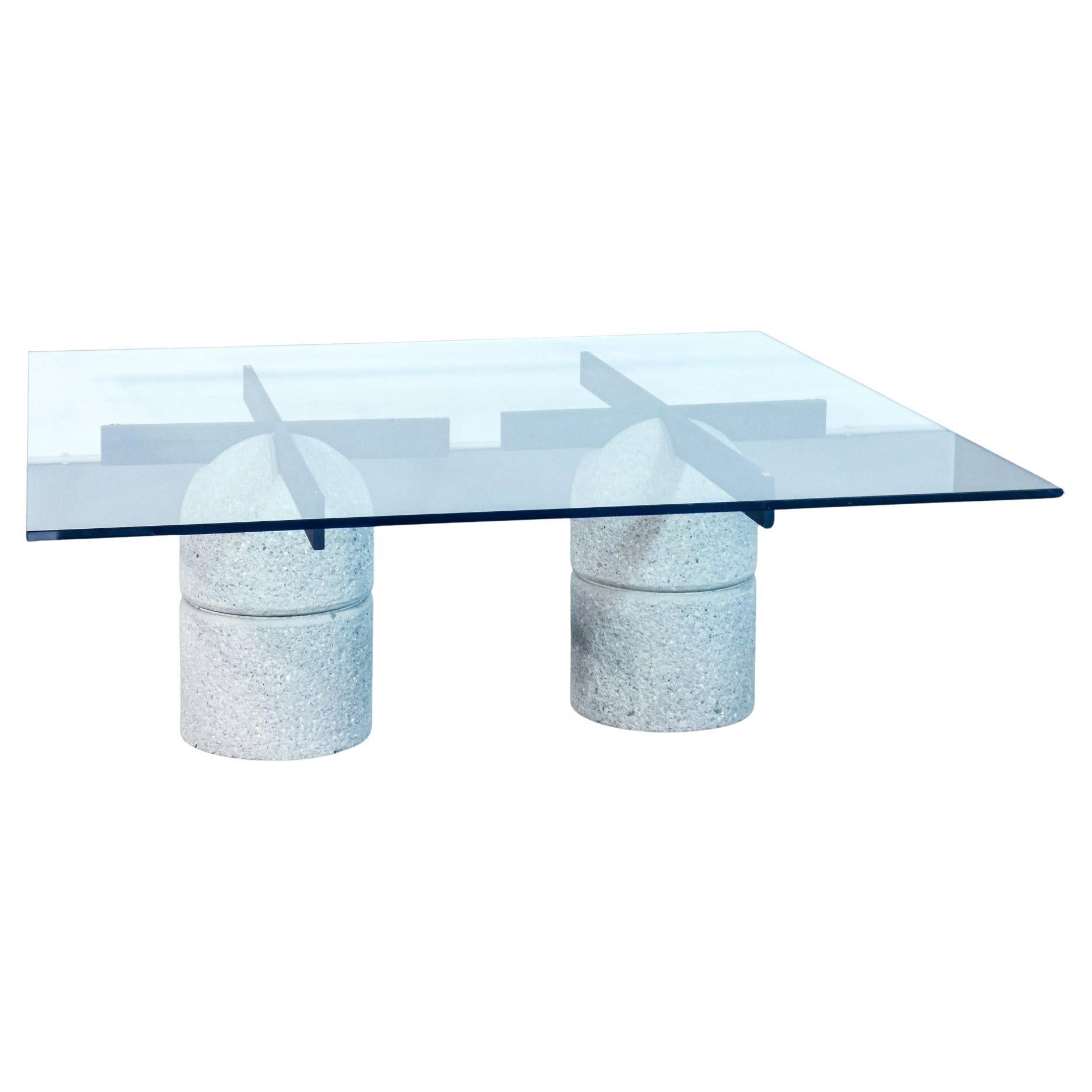 Mesa "Paracarro", diseño de Giovanni OFFREDI para SAPORITI. Italia, 1973