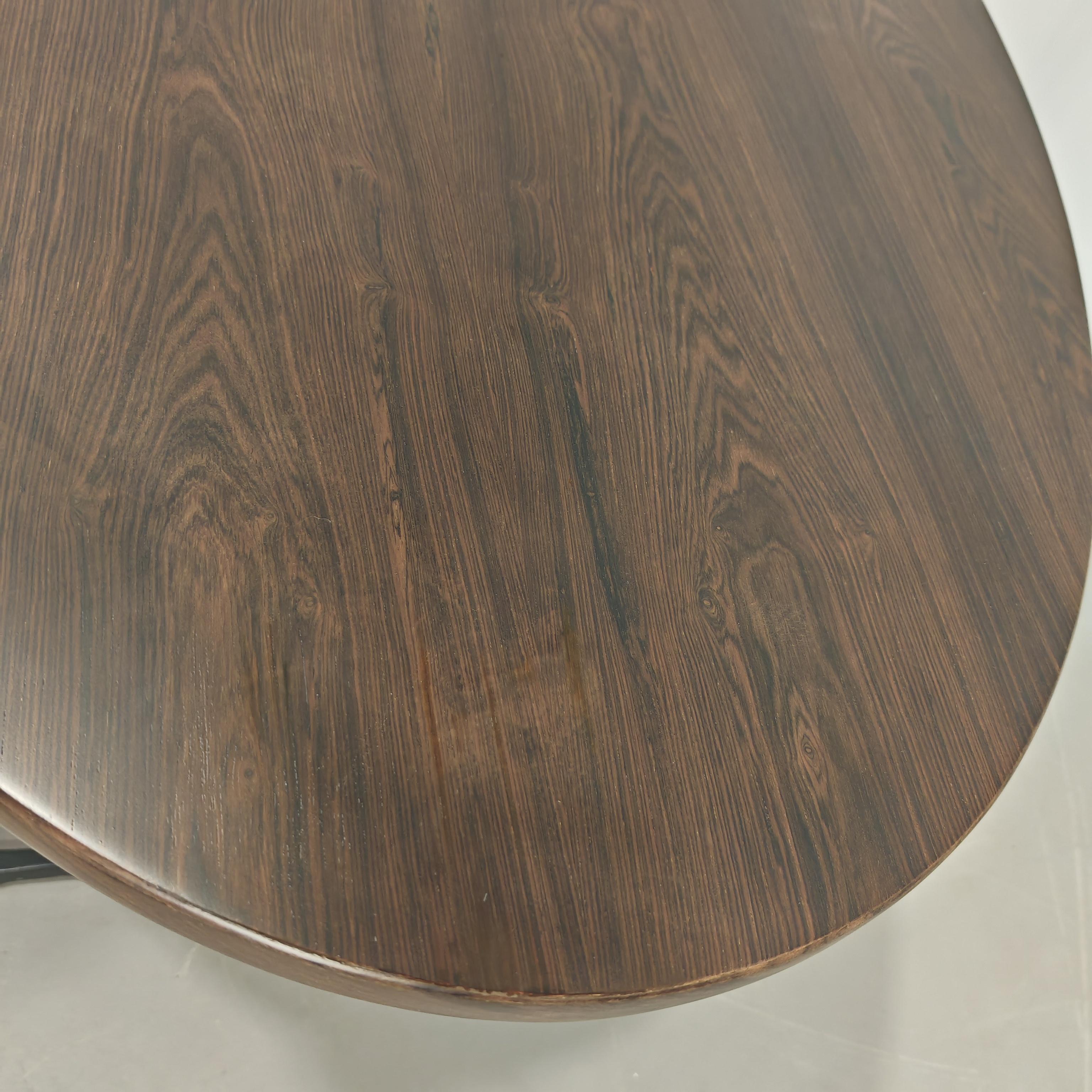 Table à plateau en bois et base en métal par George Nelson pour Herman Miller 1960s en vente 2