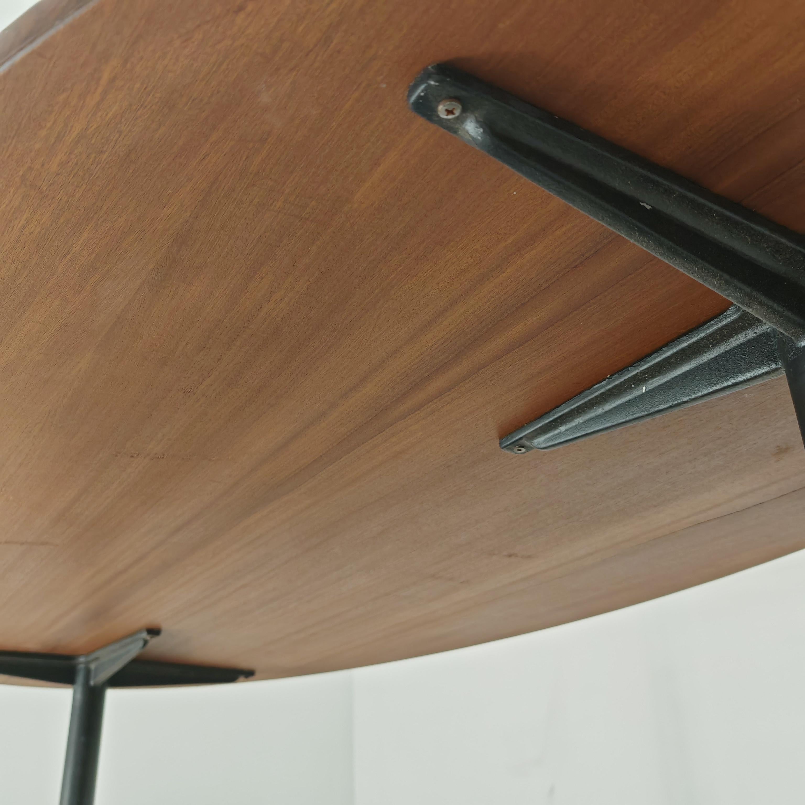 Table à plateau en bois et base en métal par George Nelson pour Herman Miller 1960s en vente 7