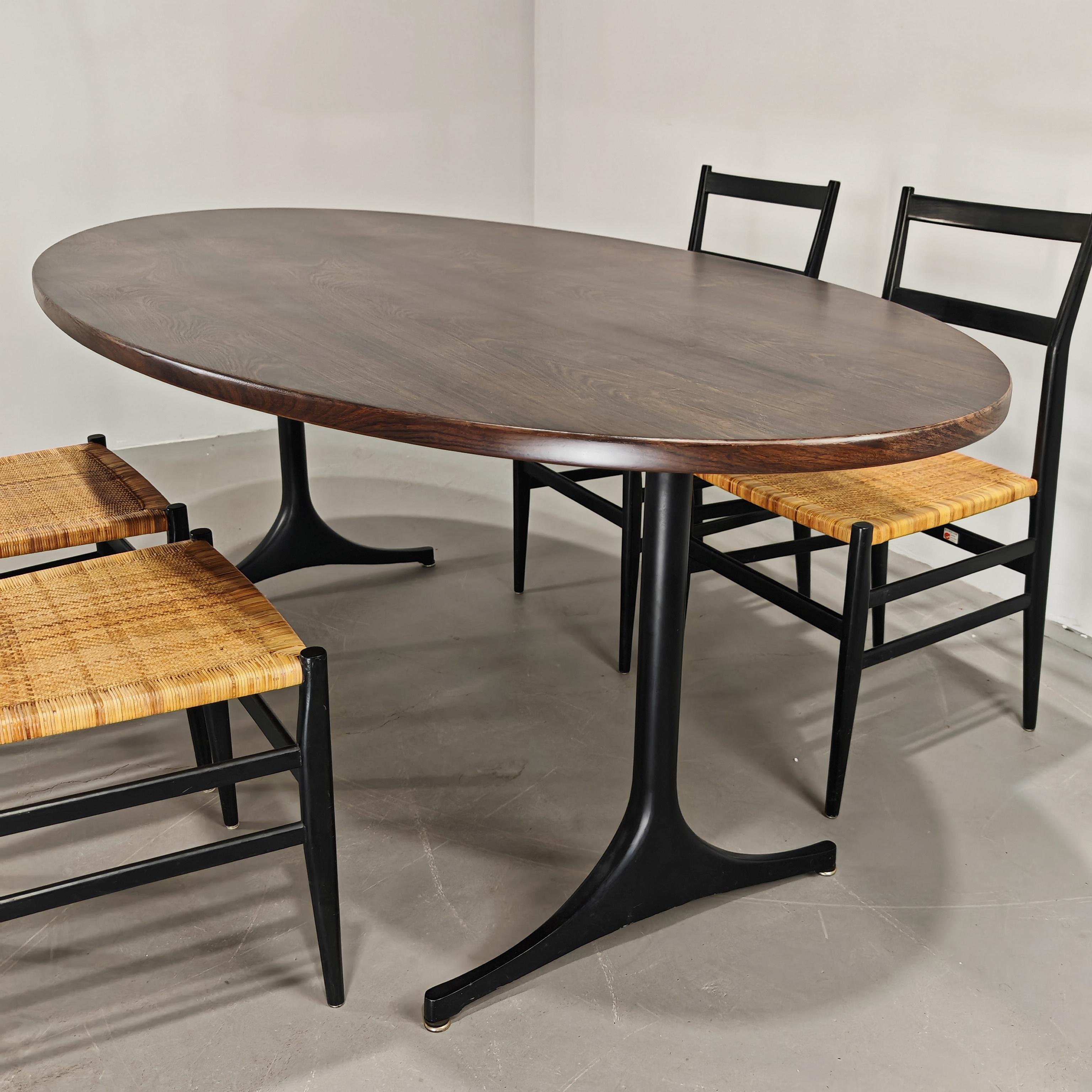 Table à plateau en bois et base en métal par George Nelson pour Herman Miller 1960s en vente 9