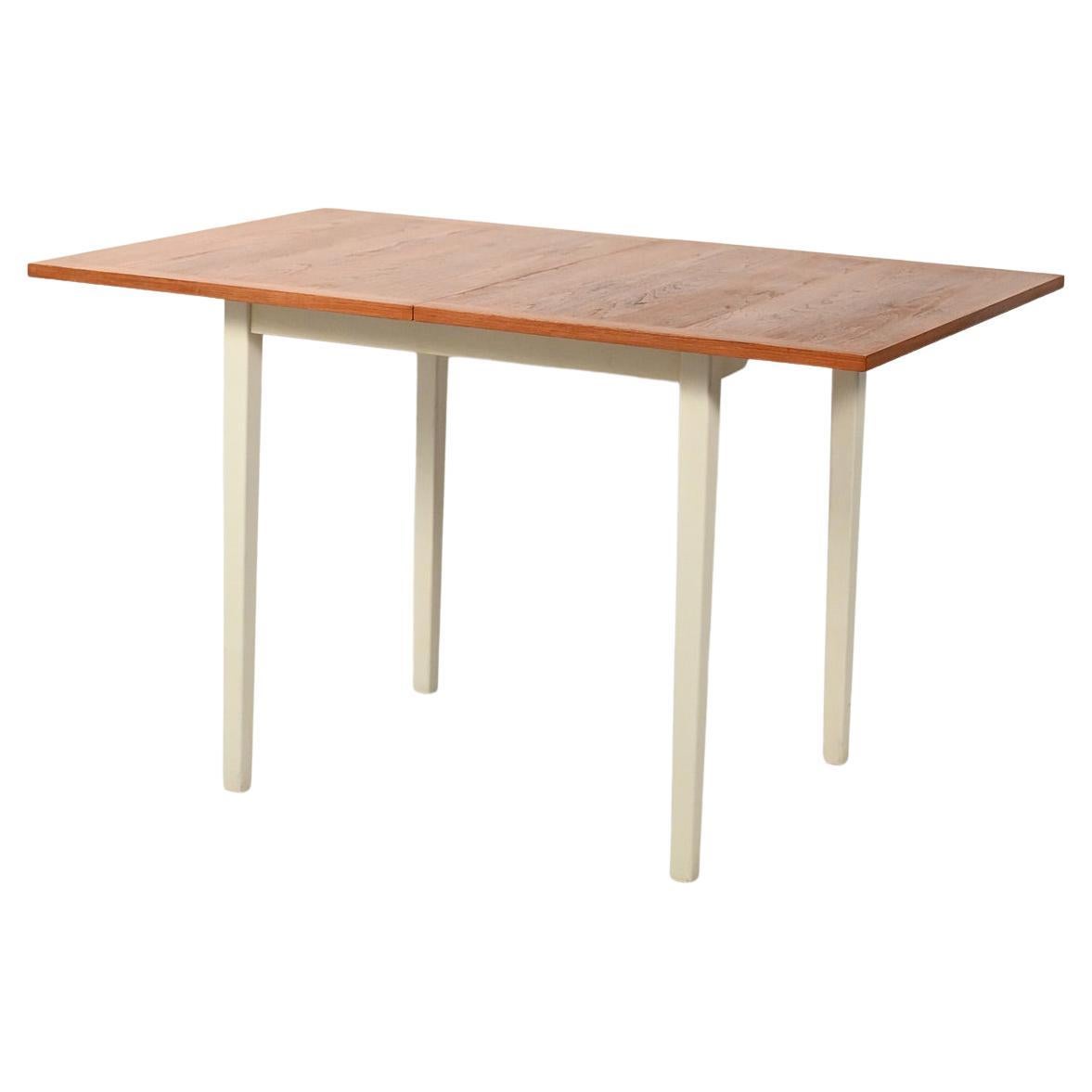 Scandinavian folding table 1950s For Sale