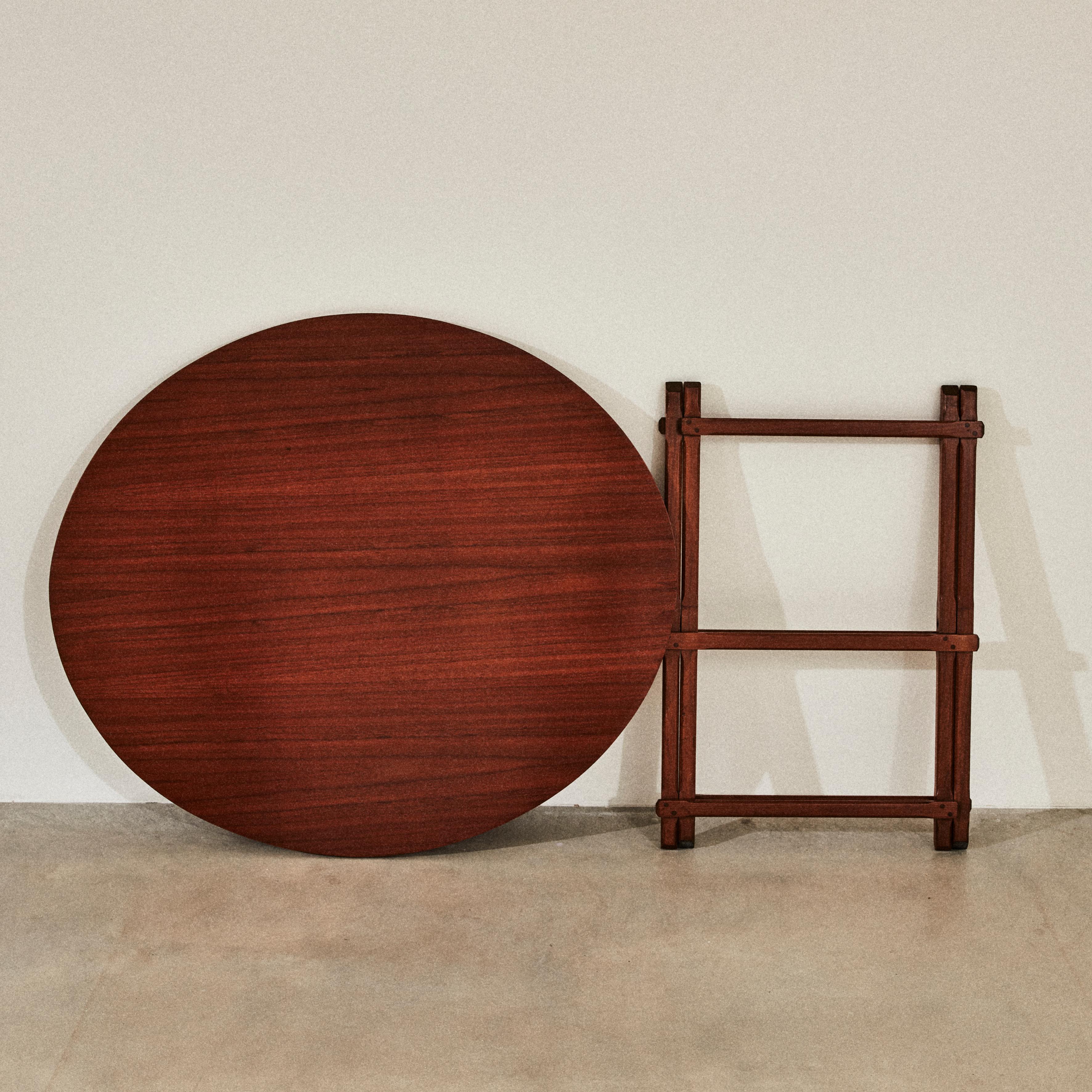 Italian Tavolo pieghevole TL8 disegnato da Franco Albini e Franca Helg per Poggi For Sale
