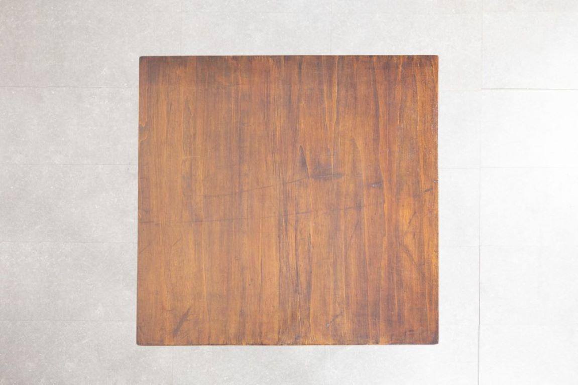 Mid-20th Century Tavolo quadrato legno e ottone  Gio Ponti pour Cassina anni 50 en vente
