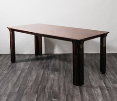 Vintage Rosewood Dining Table, 1970s Design, Good Condition, Italy