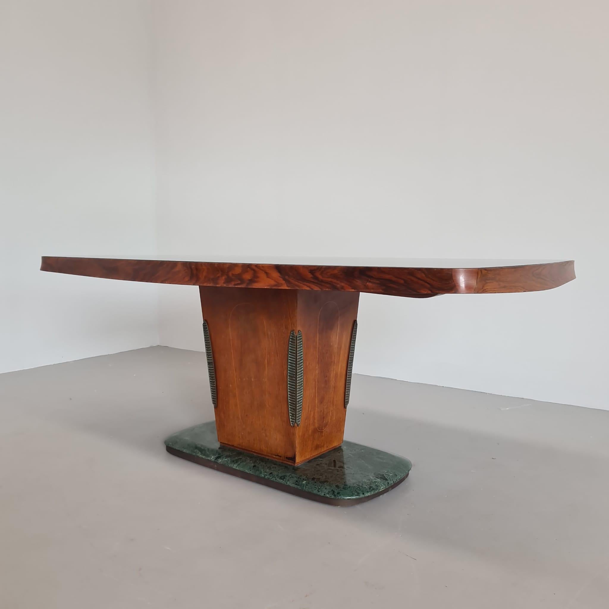 Tavolo vintage designo italien anni 50 de Vittorio Dassi Bon état - En vente à Milano, MI