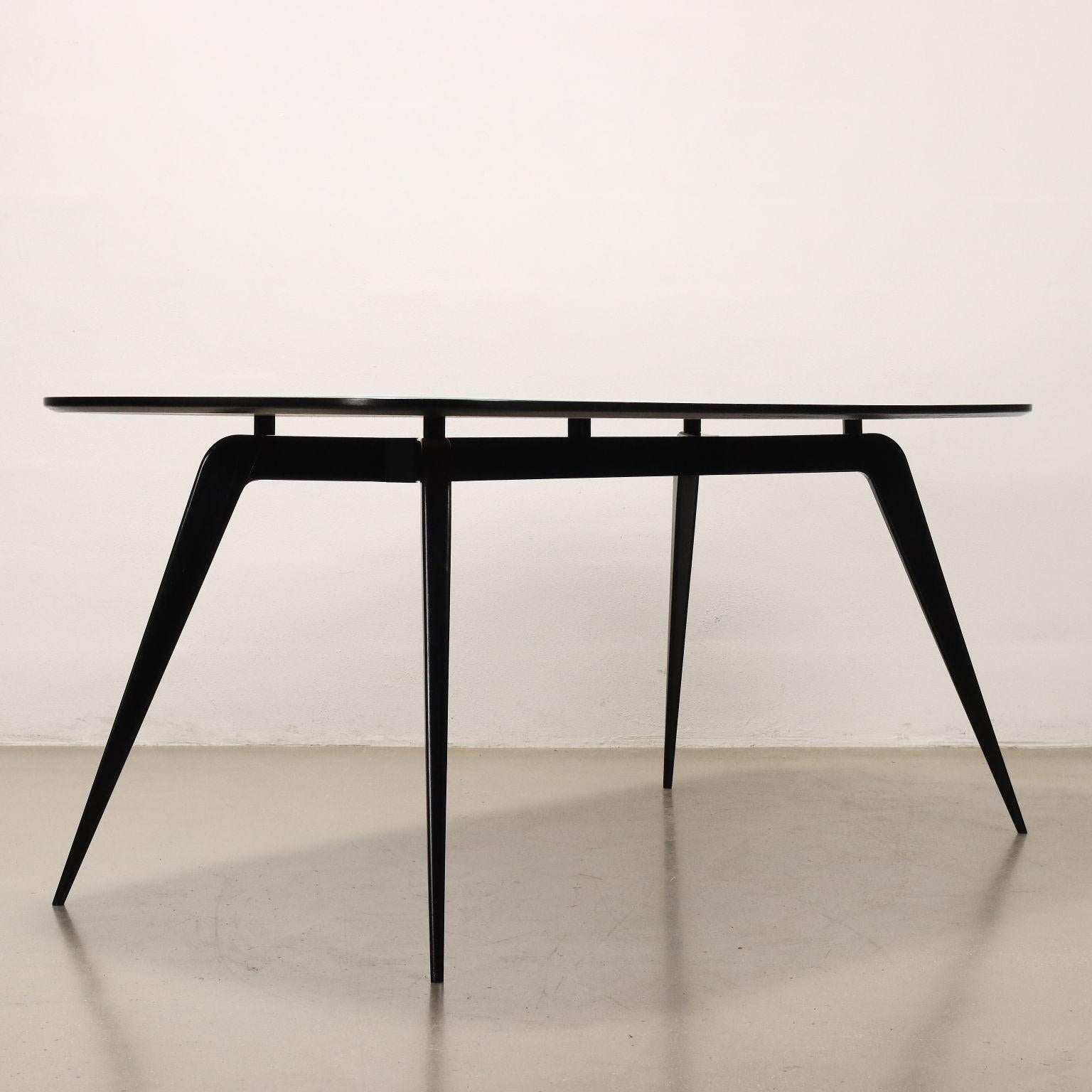 Elegant rectangular table 1950s For Sale 1