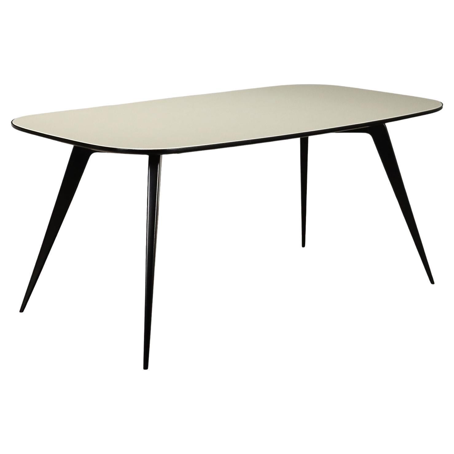 Elegant rectangular table 1950s For Sale