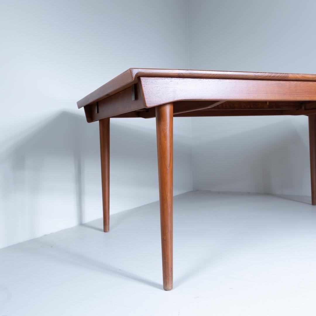 Tavolo rettangolare estensibile in legno, Finn JUHL, 1950 in vendita 3