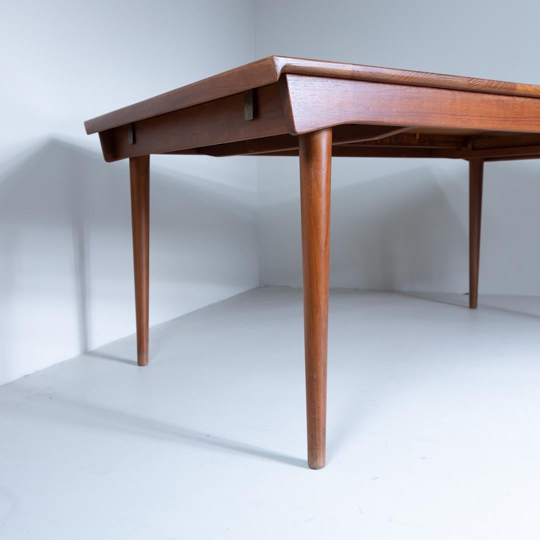 Tavolo rettangolare estensibile in legno, Finn JUHL, 1950 in vendita 4