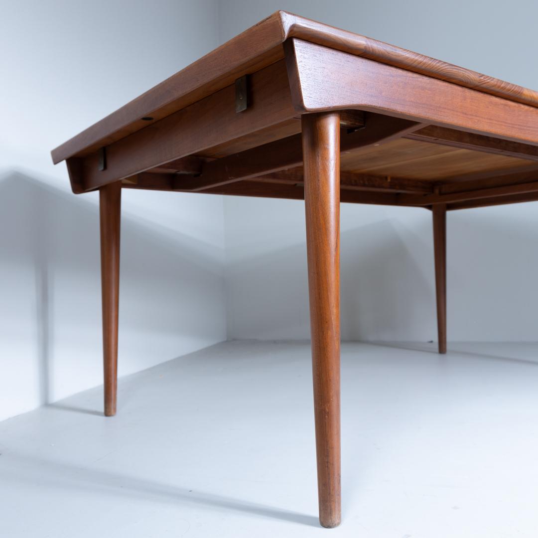 Tavolo rettangolare estensibile in legno, Finn JUHL, 1950 in vendita 6