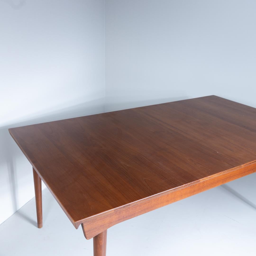 Tavolo rettangolare estensibile in legno, Finn JUHL, 1950 in vendita 8