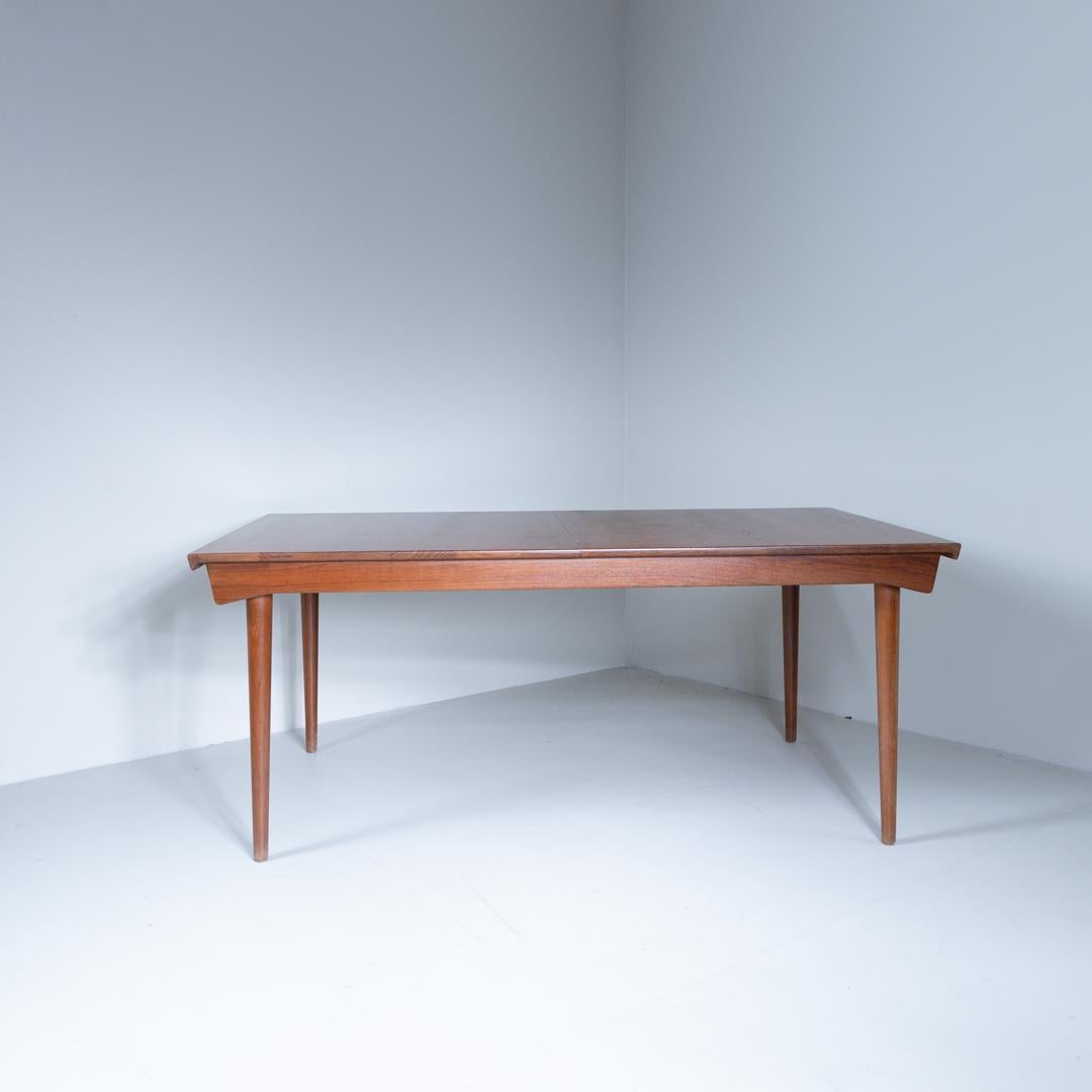 Tavolo rettangolare estensibile in legno, Finn JUHL, 1950 in vendita 1