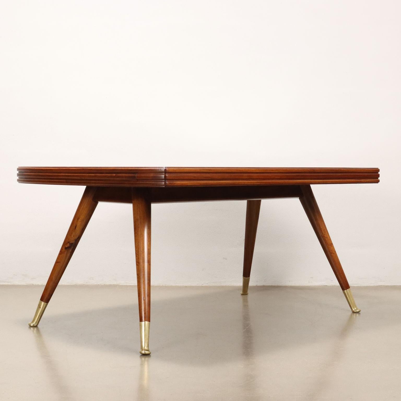 Argentine stained beechwood rectangular table 1950s For Sale 4