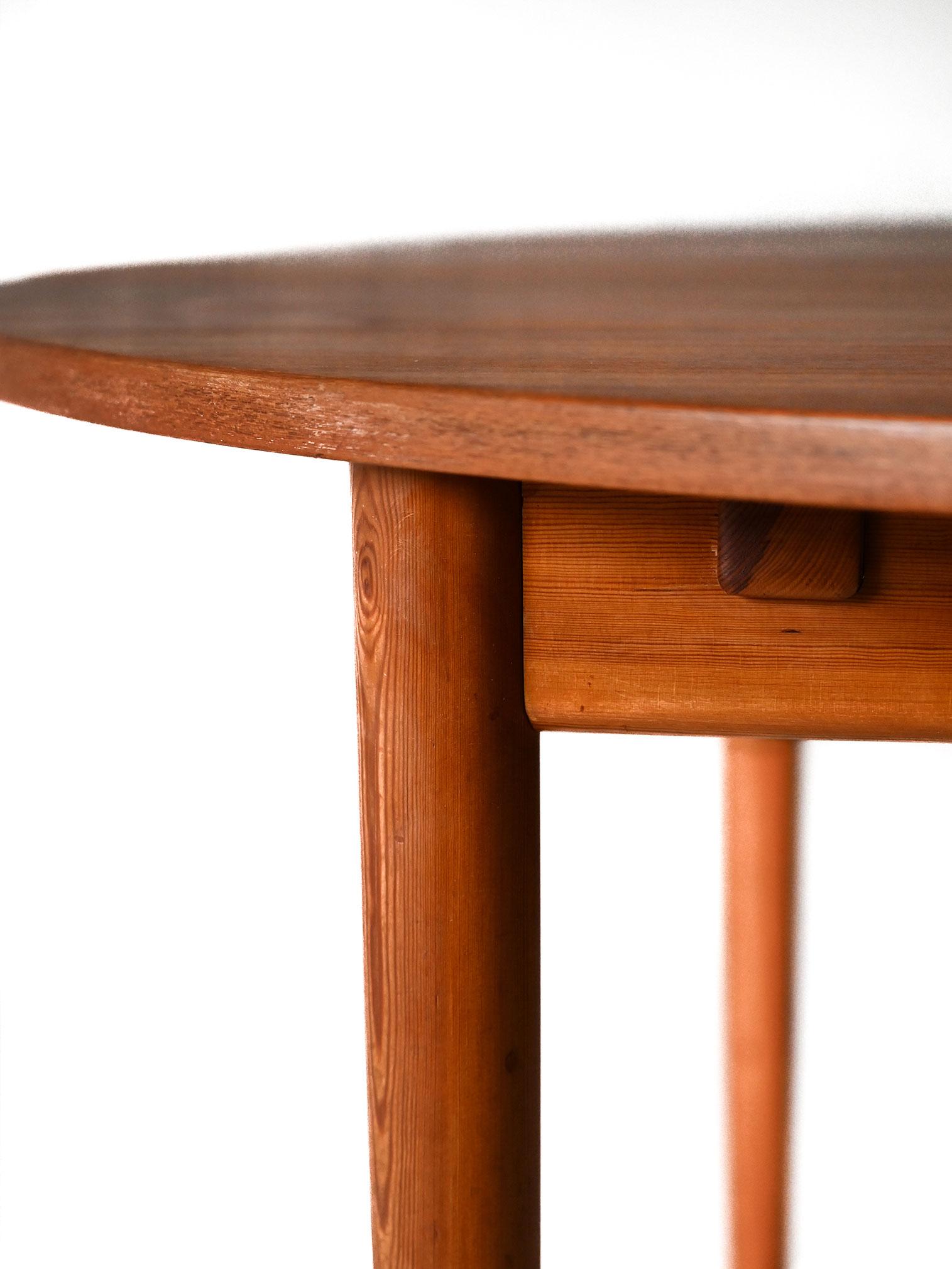 Teak Malta round table by Nils Jonsson For Sale