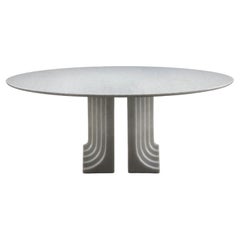 Tavolo 'Samo' Carlo Scarpa per Simon in marmo bianco, 1970s