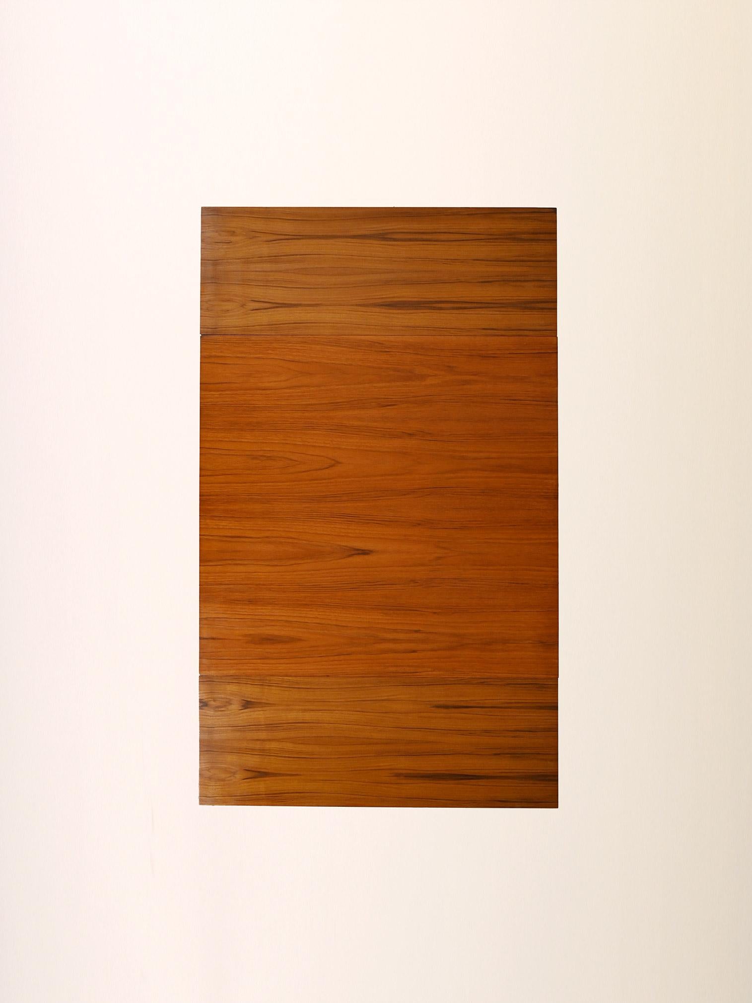 Tavolo scandinavo anni 60 in teak quadrato in vendita 3