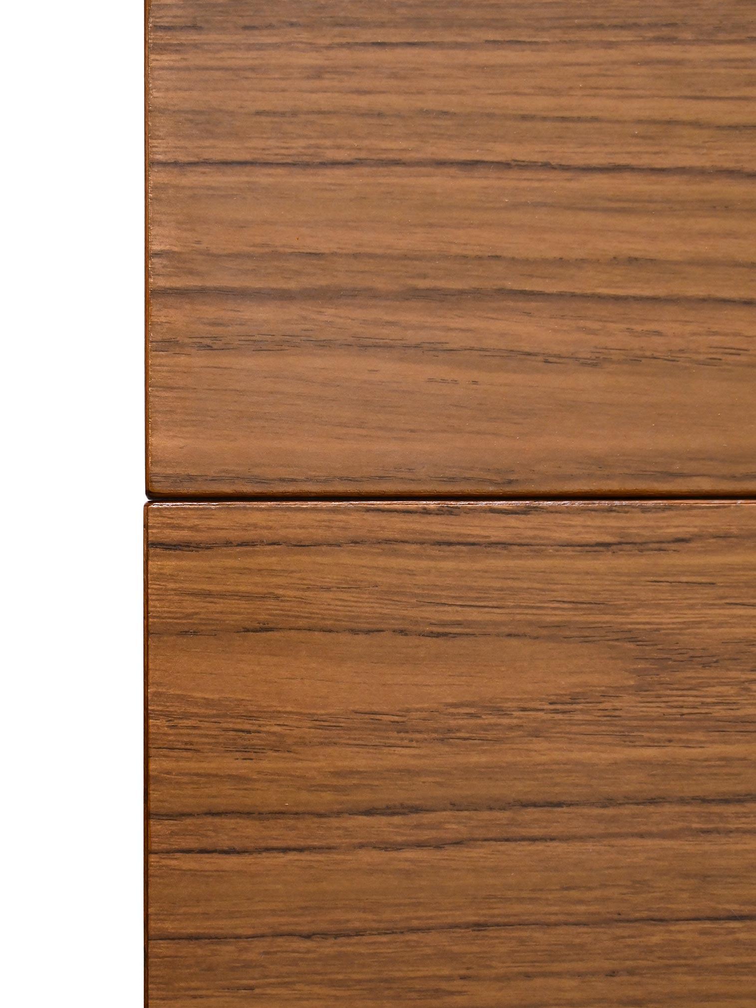 Mesa extensible escandinava años 70 - tablero de formica con tablero en venta 1