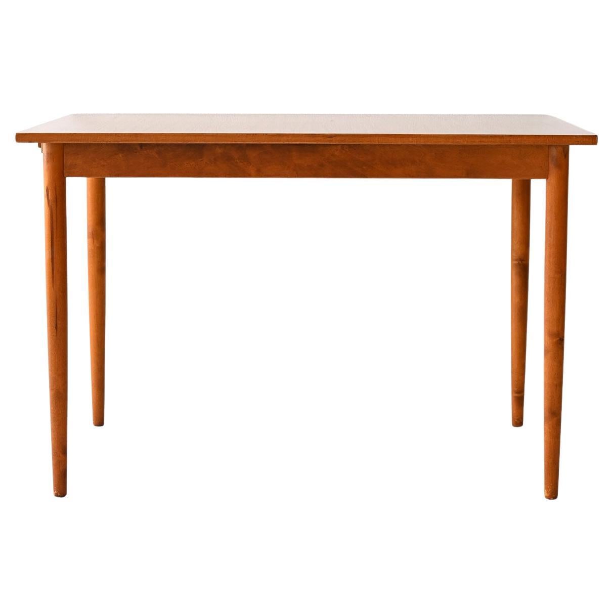 Mesa extensible escandinava años 70 - tablero de formica con tablero en venta