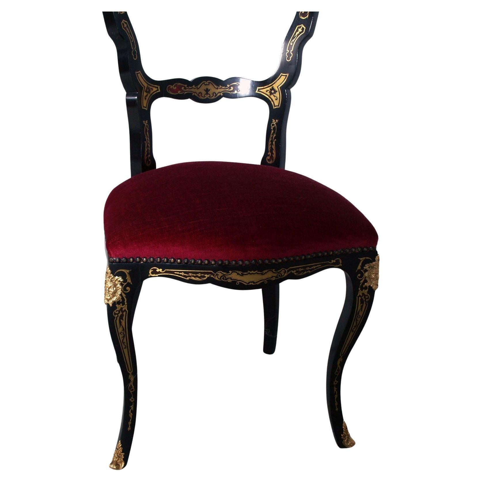 Scittoio-Tisch, Barock, Boulle, Frankreich, 19. Jahrhundert, venezianisches Landhaus im Angebot 3
