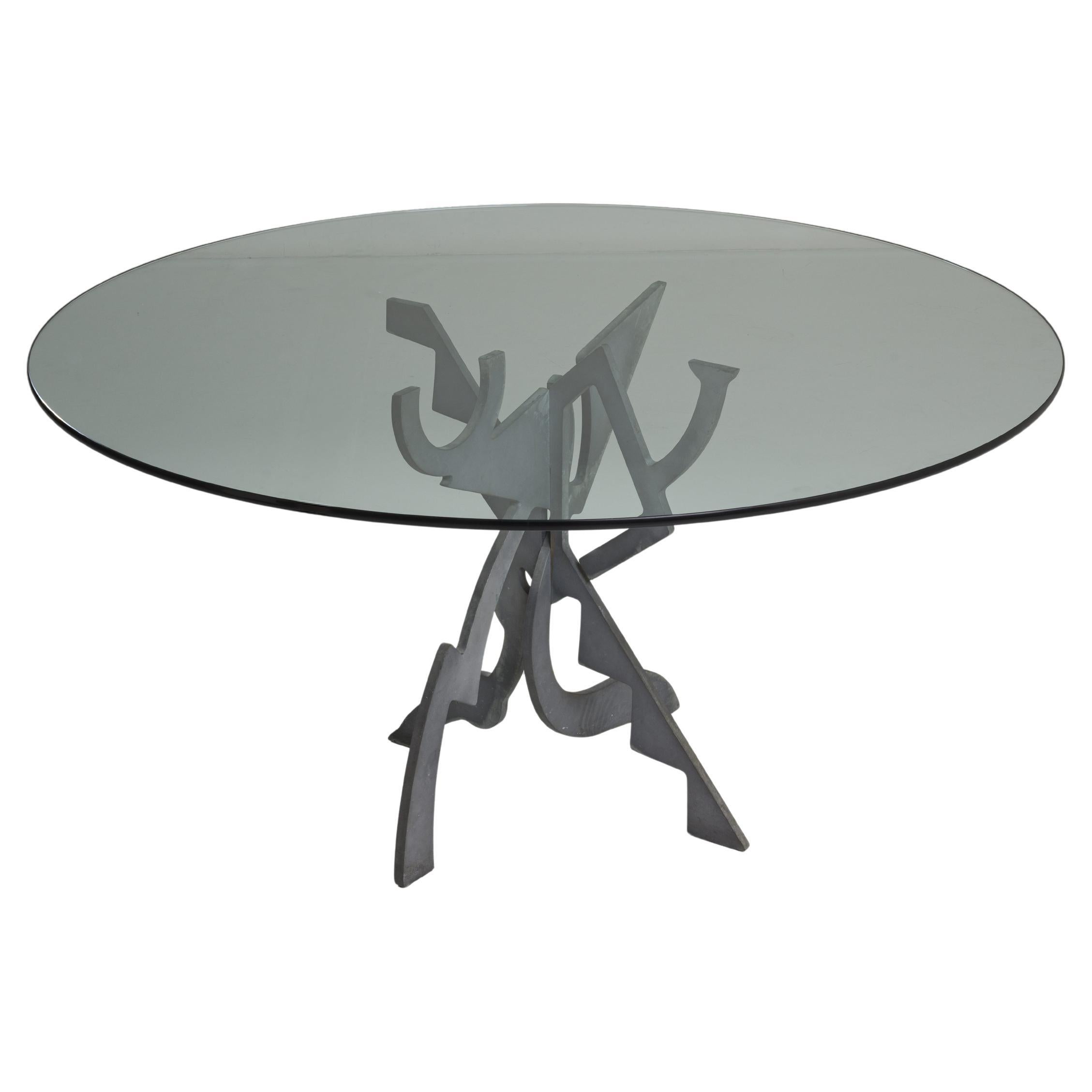 Table Sculpture Pucci De Rossi "Tristan and Isolde" H. Dolin Stuart France 1987