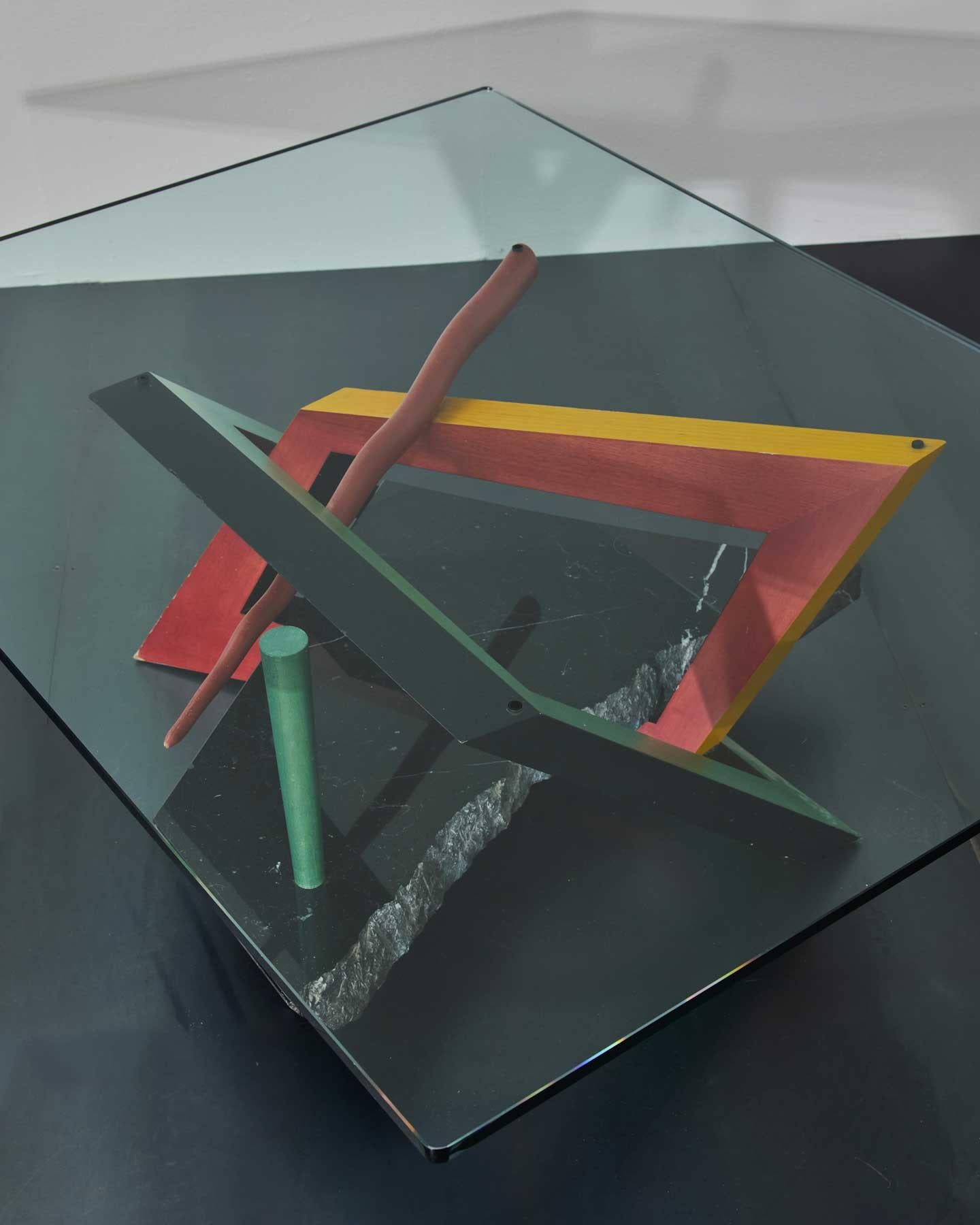 Late 20th Century Tavolo scultura su disegno di Maurice Barilone in vendita
