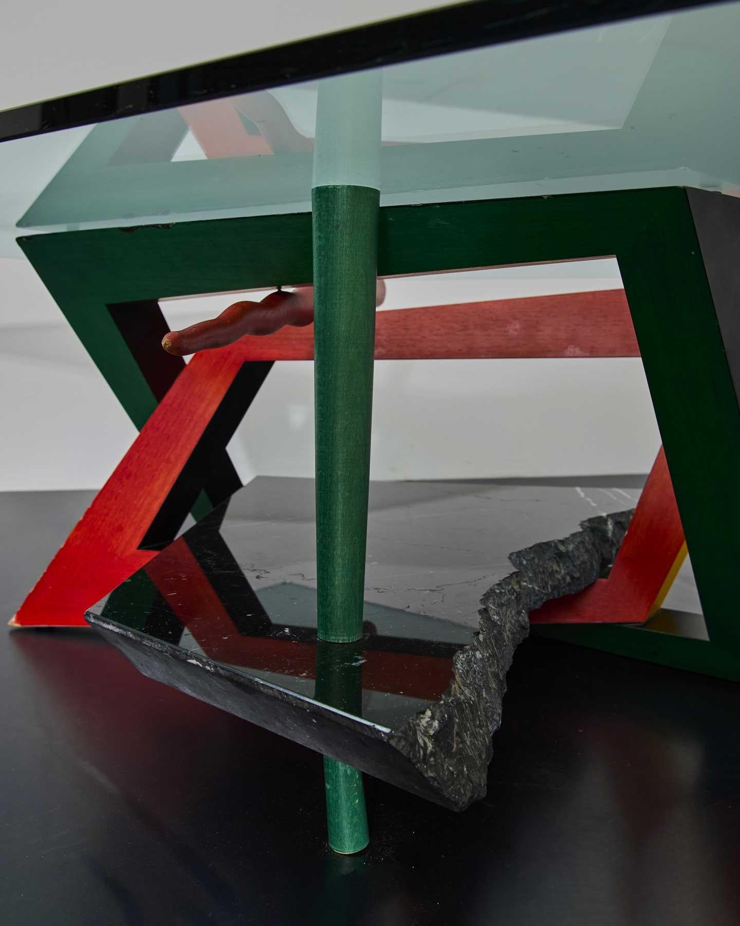 Tavolo scultura su disegno di Maurice Barilone in vendita 2