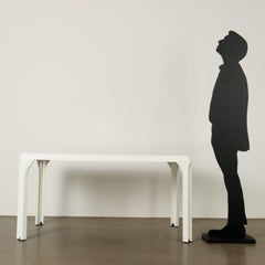 'Stadio 150' table by Vico Magistretti white 1970s