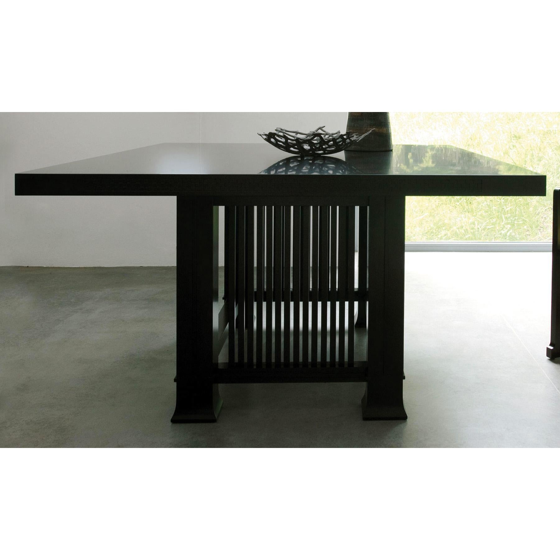 Modern Taliesin table designed by Frank Lloyd Wright and manufactured by Cassina in 1925 For Sale