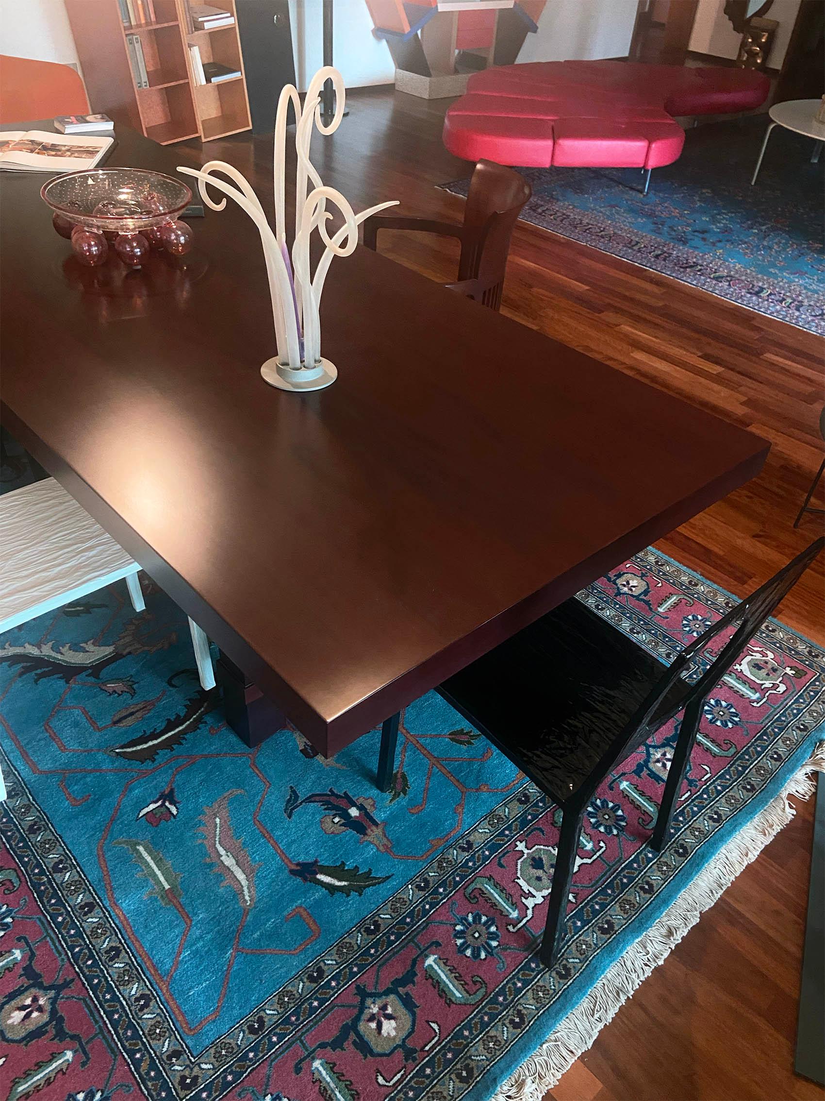 Italian Taliesin table designed by Frank Lloyd Wright and manufactured by Cassina in 1925 For Sale