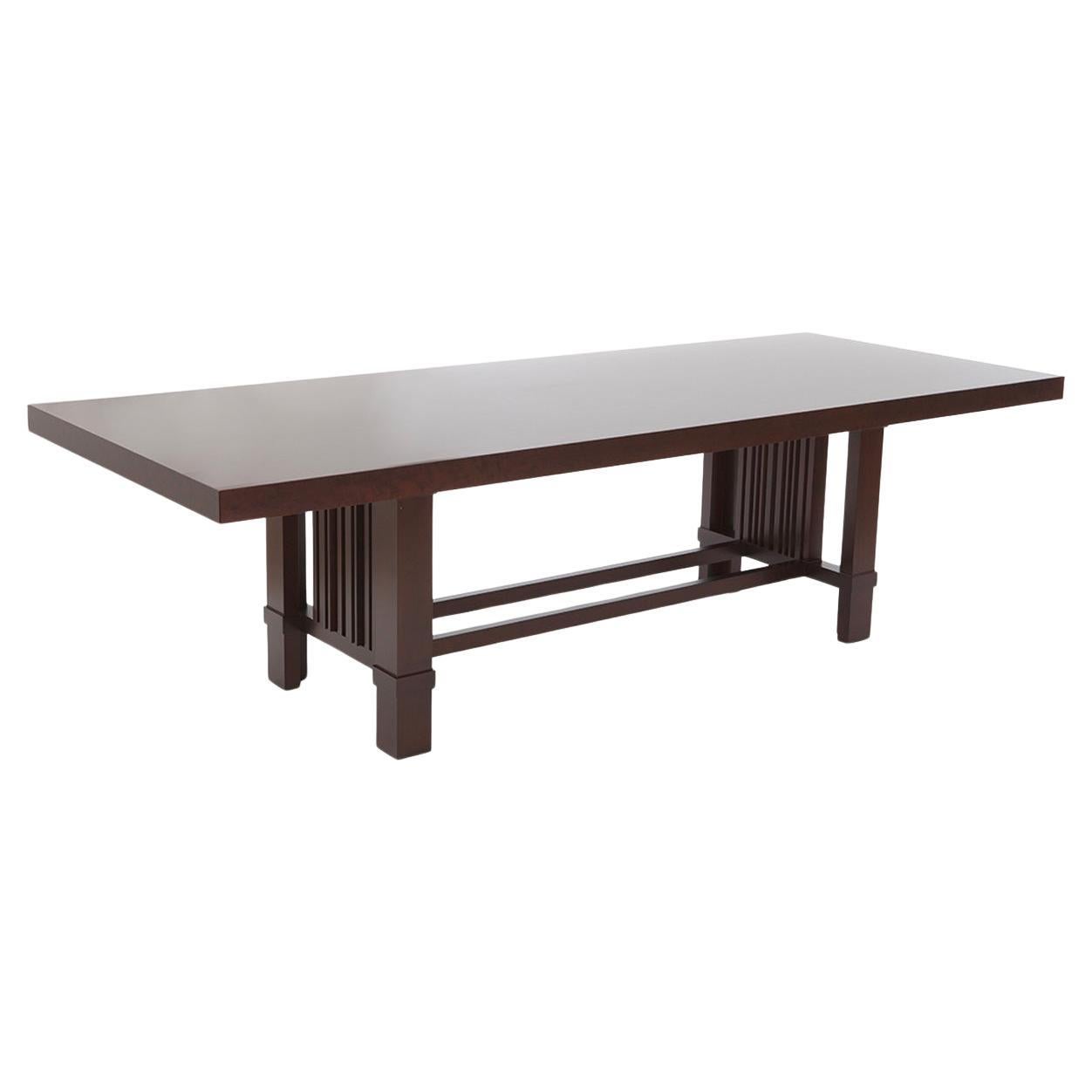 Taliesin table designed by Frank Lloyd Wright and manufactured by Cassina in 1925 For Sale