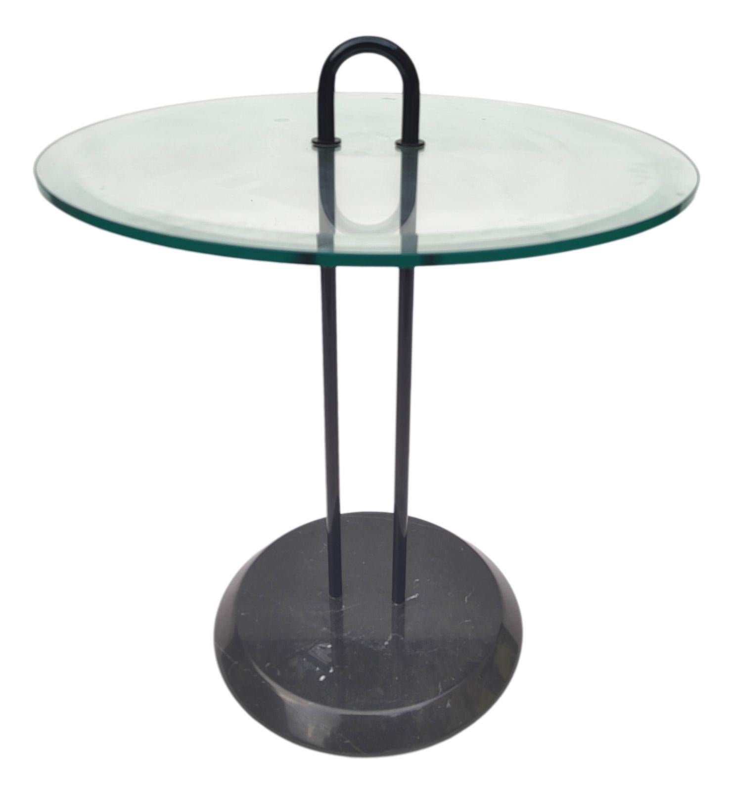 tavolo tavolino design vico magistretti per Cattelan Italia anni 80 In Good Condition For Sale In taranto, IT