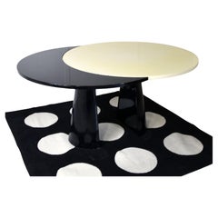 Mesa redonda extensible1980s