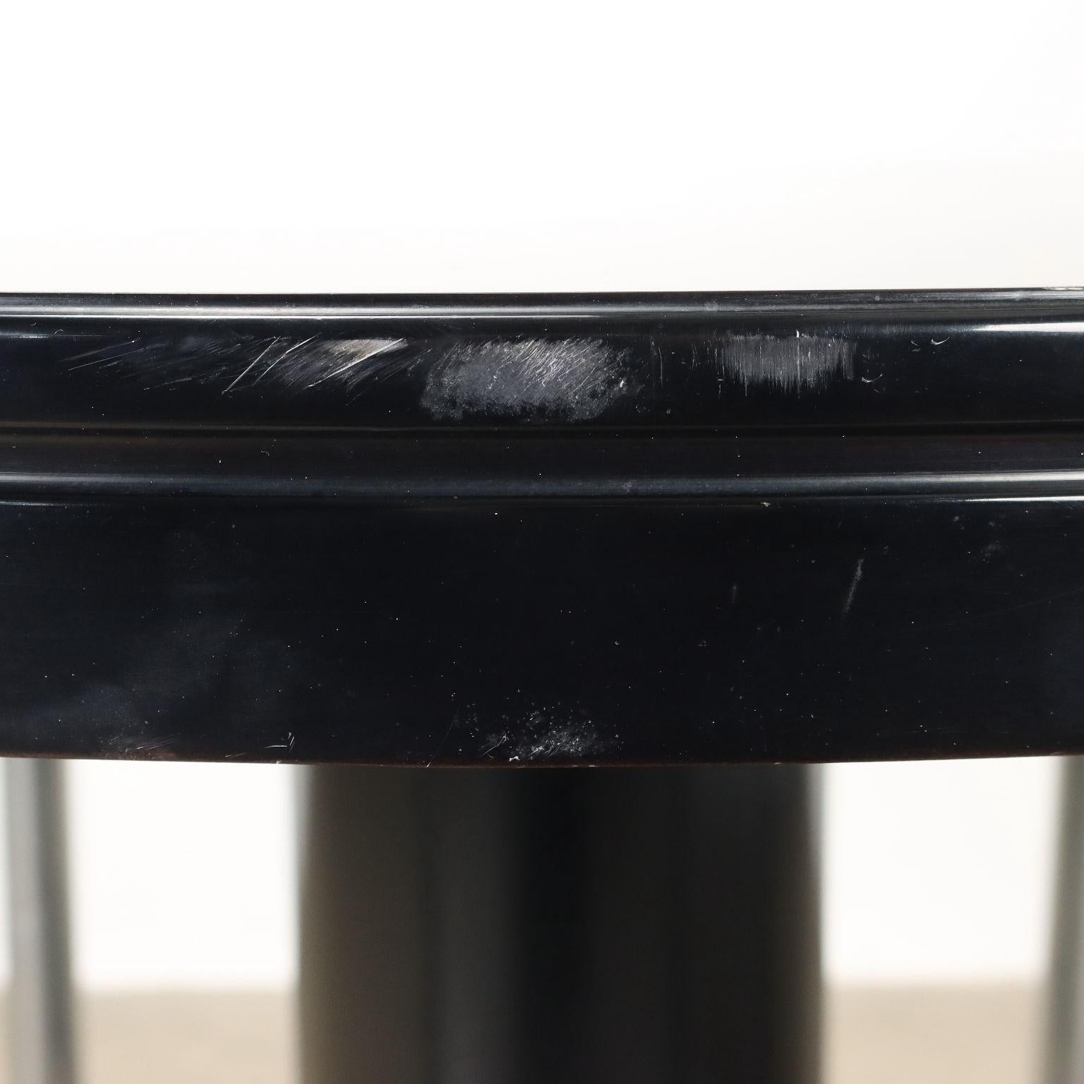 Table ronde extensible 70s Bon état - En vente à Milano, IT