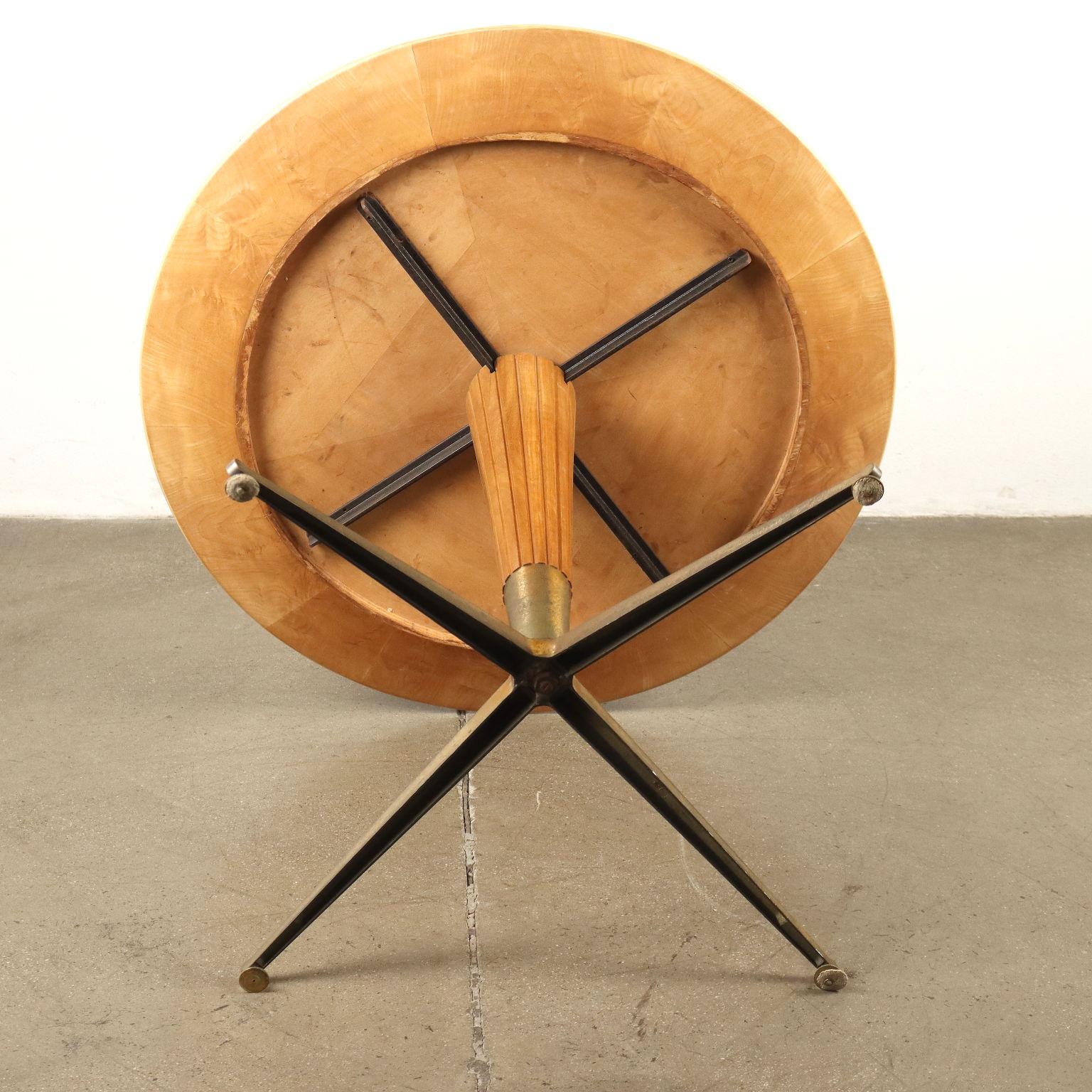 1950s round table in parchment paper For Sale 4