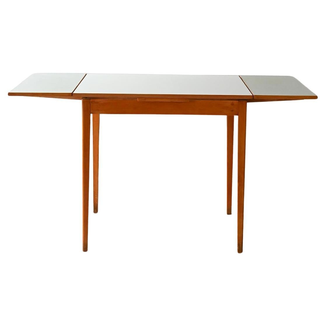 Scandinavian vintage teak and formica table