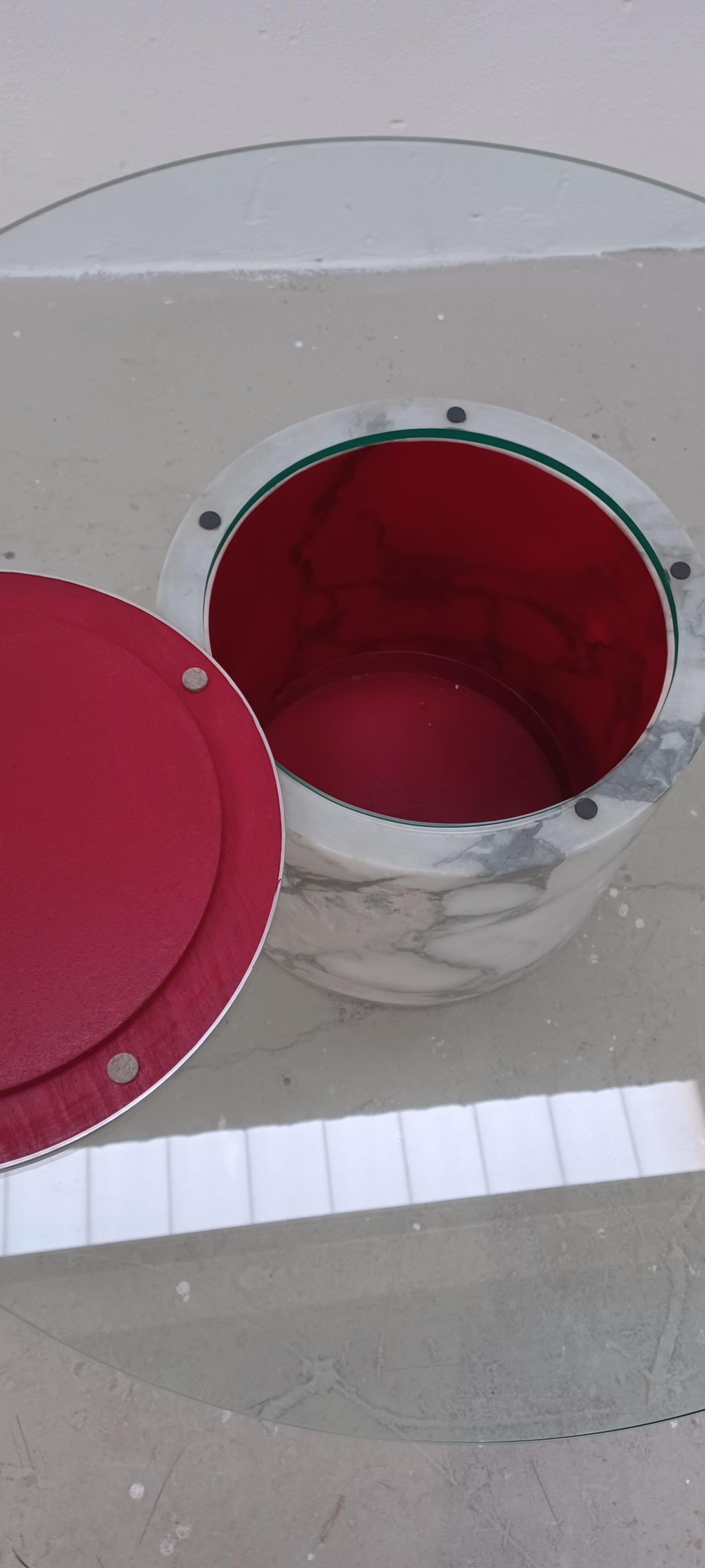 Verre Table de style Willy Rizzo en vente