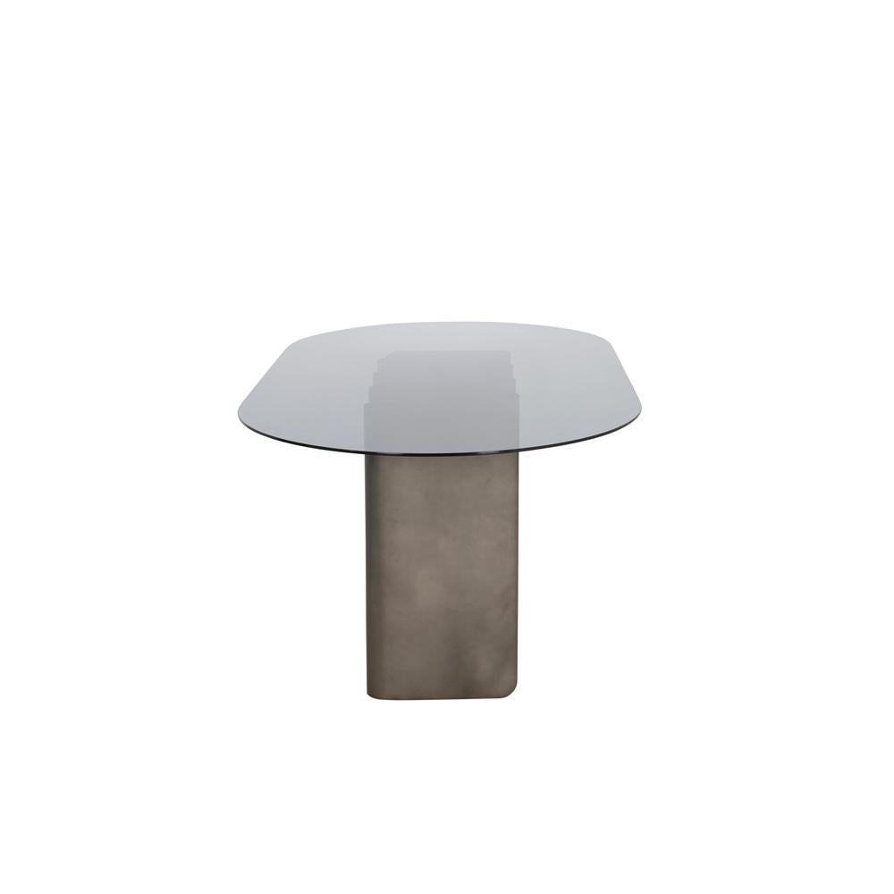 Post-Modern Tavolo2 Smoky Grey Dining Table by Pulpo For Sale