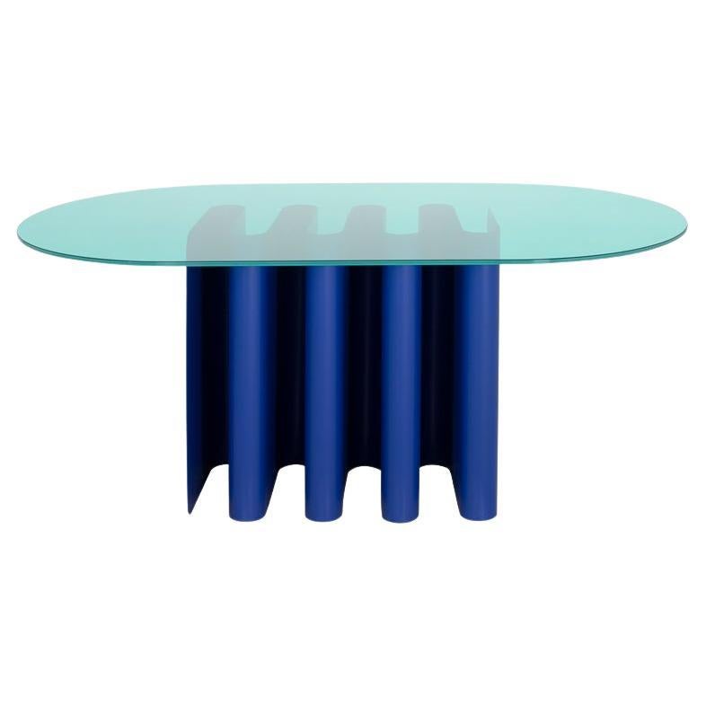 Tavolo2 Ultramarine Blue Dining Table by Pulpo For Sale