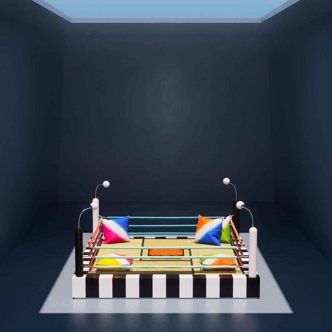 Contemporary Tawaraya Ring Tatami Sofa by Memphis, Masanori Umeda