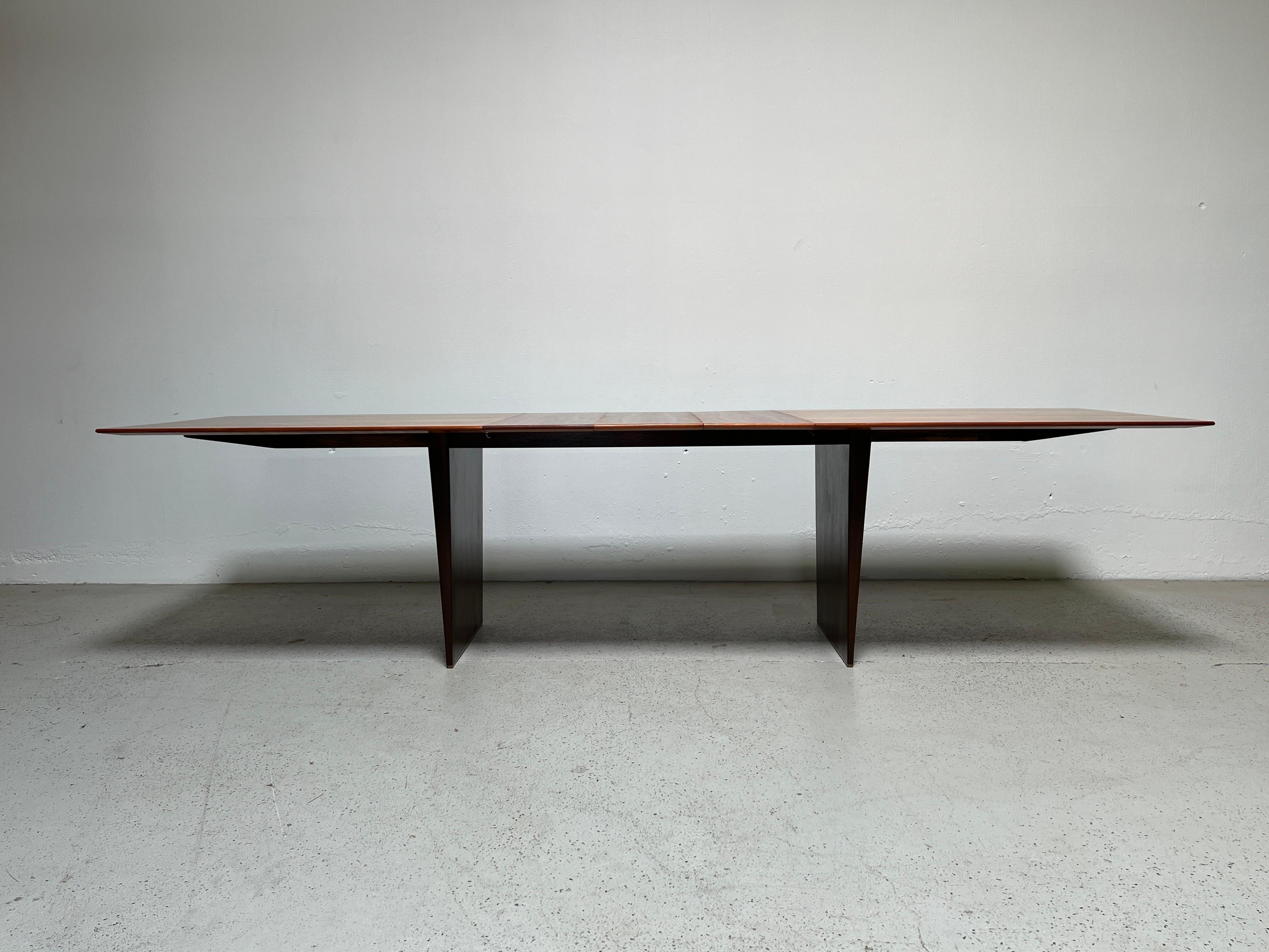 Tawi Wood Dining Table by Edward Wormley for Dunbar For Sale 6