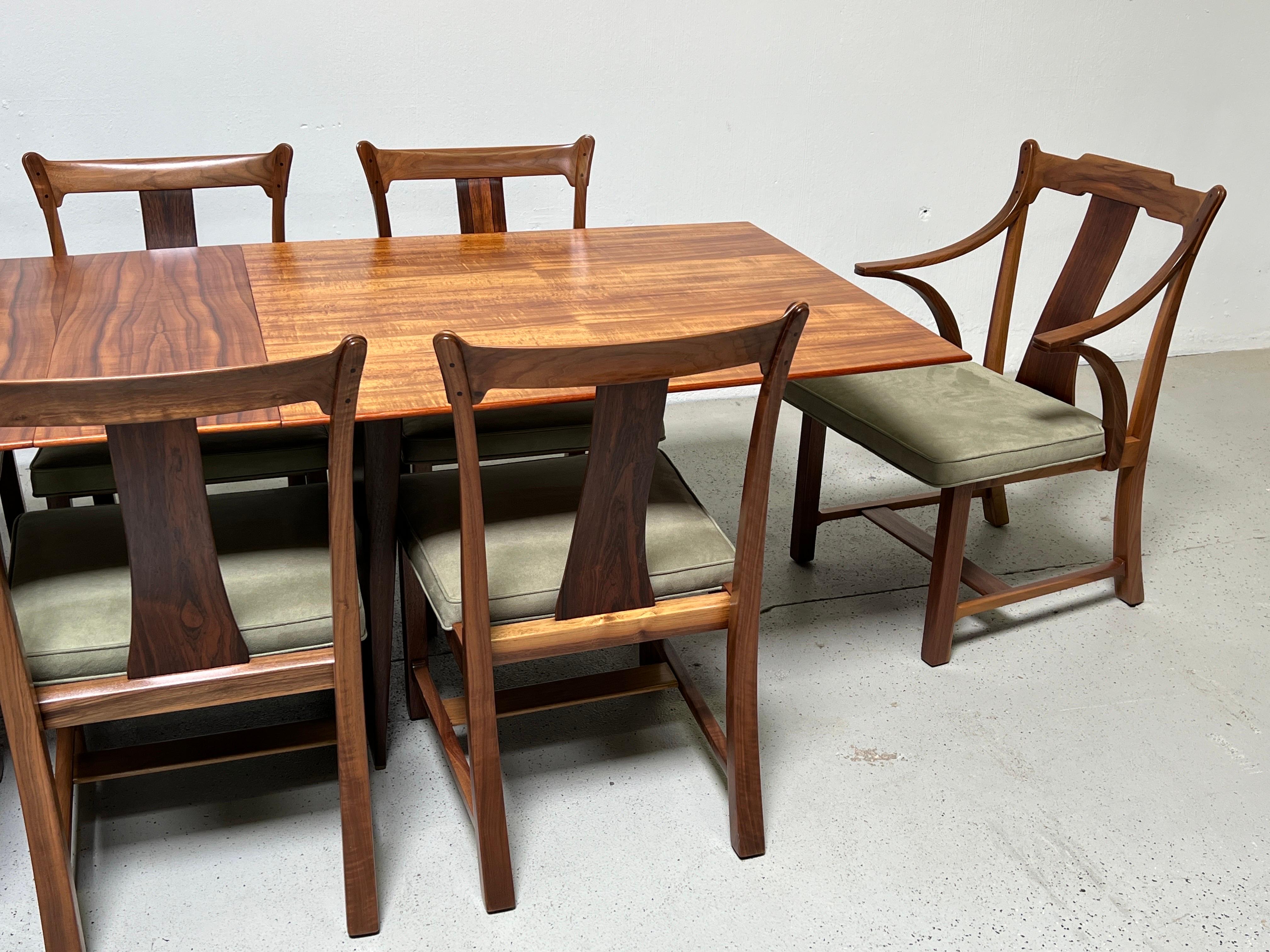 Tawi Wood Dining Table by Edward Wormley for Dunbar 10