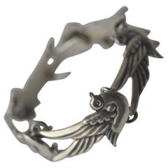 TAXCO MELESIO RODRIGUEZ 950 silver silver dove bird bracelet