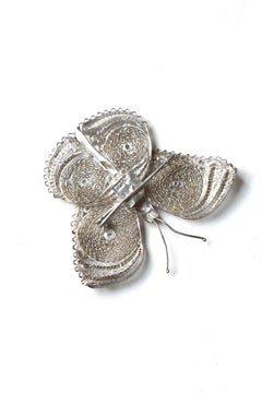 Taxco Mexico Sterling Butterfly Brooch