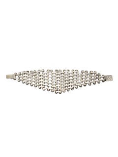 Taxco Mexico Sterling Silber gewebtes Gitter Armband #22590