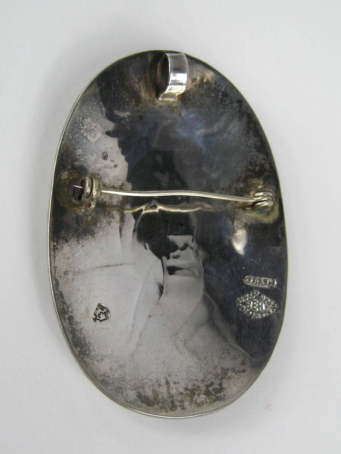 taxco silver brooch