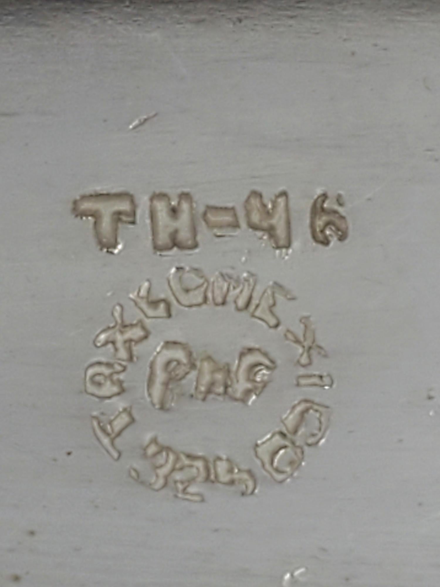 Taxco Sterling Silber mexikanischen rechteckige Box # 19681 im Angebot 5
