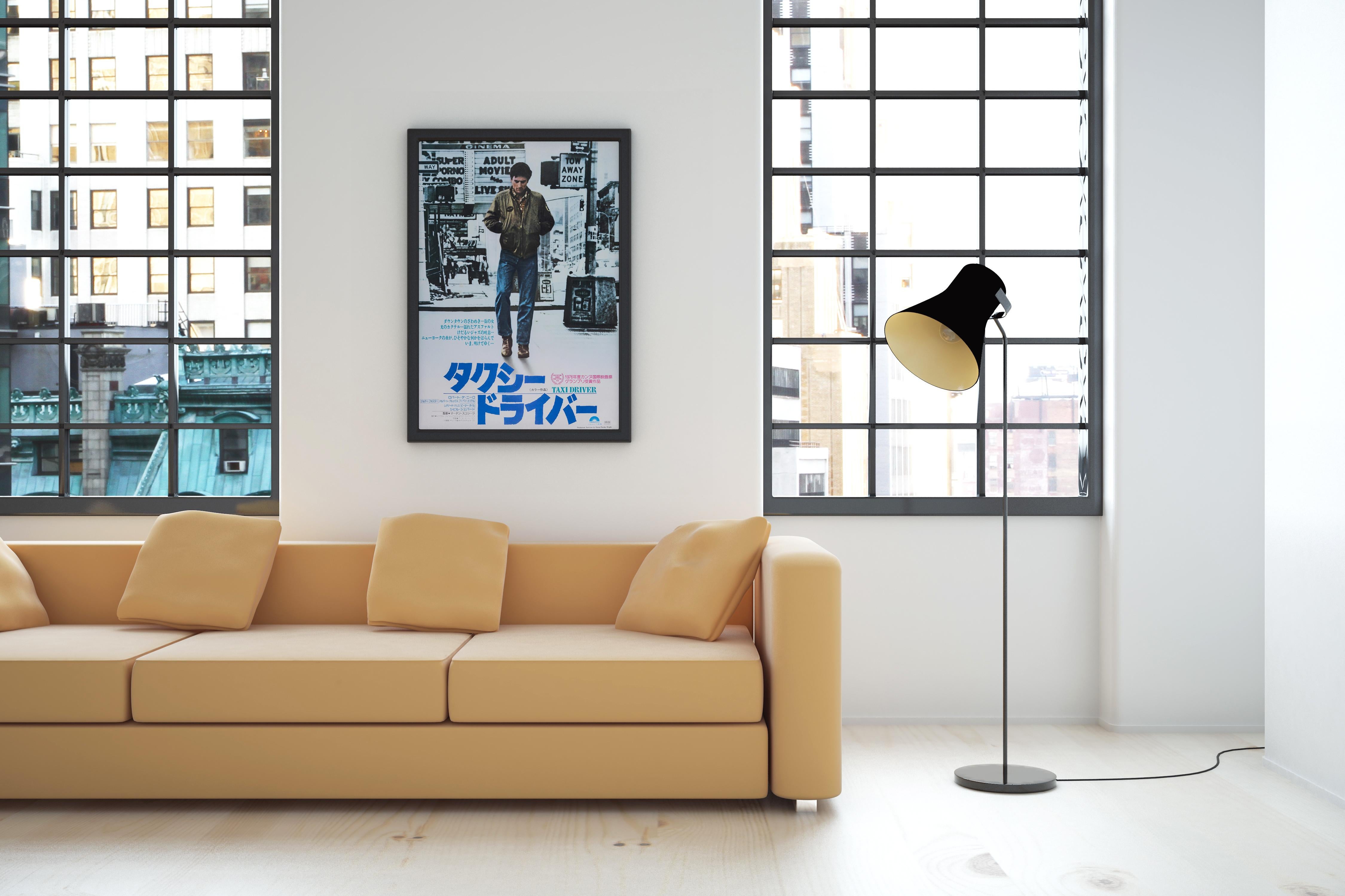 Postmoderno Poster cinematografico originale di 'Taxi Driver', giapponese, 1976 in vendita