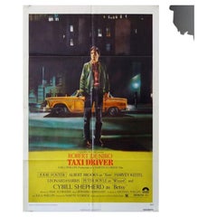 Vintage Taxi Driver, Unframed Poster, 1976