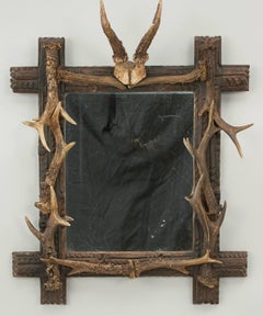 Taxidermy Antler Mirror