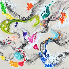 Colourful Abstract Painting "New Remnants of a Broken Order 2"